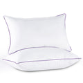 Decorative Plump Pillows Standard Size Set of 2, Hotel Down Alternative Sleeping Bed Pillows for Side Back Stomach Sleepers - Decorative Throw Pillow Cushion for Sofa & Bed - Default Title