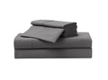 Breathable Luxury So Soft 3-Piece Dark Gray Sheet Set, Twin - Luxury Bed Sheet Set with Deep Pockets - Default Title