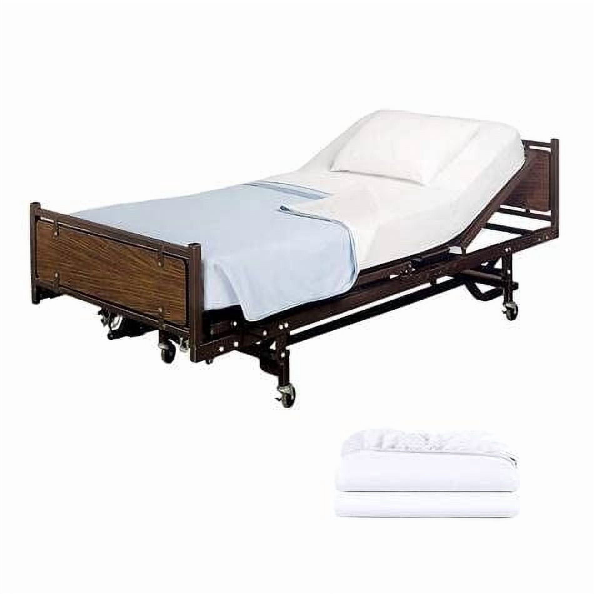 Ultra-Soft 2 Pack Fitted Hospital Bed Sheets with Elastic All Around for a Perfect Fit - Cotton Rich Soft Knitted Jersey Sheet, ... - Breathable Egyptian Cotton Flat & Fitted Sheets - Default Title
