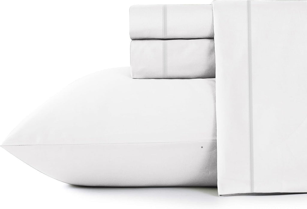 Breathable Luxury Bed Sheets Set 4 Pieces, 600 TC 100% Egyptian Cotton Bed Sheets, Breathable, Soft & Silky Sateen Weave Fits Mattress ... - Cooling Hotel Quality Bedding Sheets and Pillowcases - Default Title