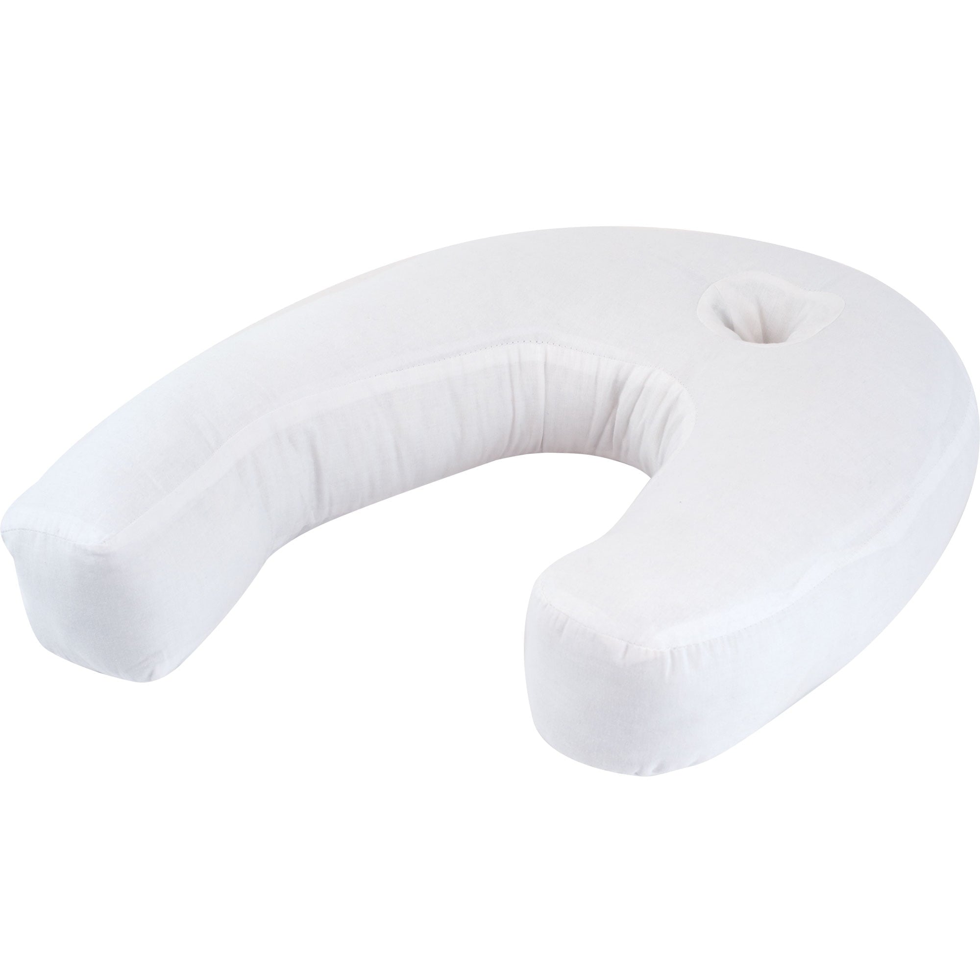 Hotel Collection Bluestone Contour Side Sleeper Pillow with Ear Pocket for Pain Relief - Orthopedic Shredded Foam Bed Pillow Set - Default Title