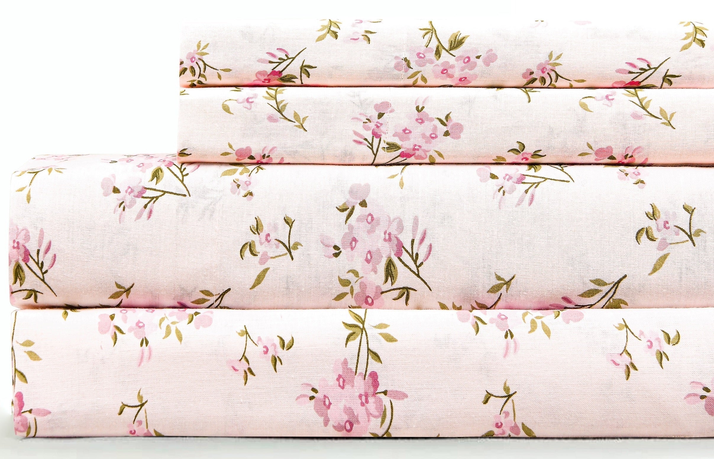 Wrinkle-Resistant 100% Cotton Full Size Bed Sheets Set with Deep Pockets, Cozy Percale sheets with Elastic Fitted Sheet Set Ultra Soft ... - Breathable Egyptian Cotton Flat & Fitted Sheets - Default Title