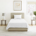 Ultra-Soft Set- 3 Piece Bed Linens-Fitted & Flat s, Plus A Pillowcase-Wrinkle, Stain & Fade Resistant (Twin, White) - Cooling Hotel Quality Bedding Sheets and Pillowcases - Default Title