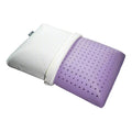 Ergonomic Memory Foam Plush Zen Bed Pillow, Lavender Scented Cooling Adaptive Memory Foam Queen - Ergonomic Memory Foam Pillow for Neck Pain Support - Default Title