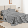 Premium Egyptian Cotton Twin Bed Sheet Set 3 Piece, Hotel Luxury Super Soft 1800 Series Microfiber Bed Sheets Set, Wrinkle Free Breathable, U... - Premium Ultra-Soft Pillowcase Pair for Sleeping - Default Title