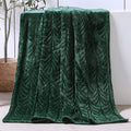 Decorative Knitted Fleece Throw Blanket for Couch, Soft Fluffy Sofa Bed Blanket with Vintage Pattern for All Season, Warm and Lightweigh... - Luxury Knitted Decorative Throw Blanket with Fringes - Default Title