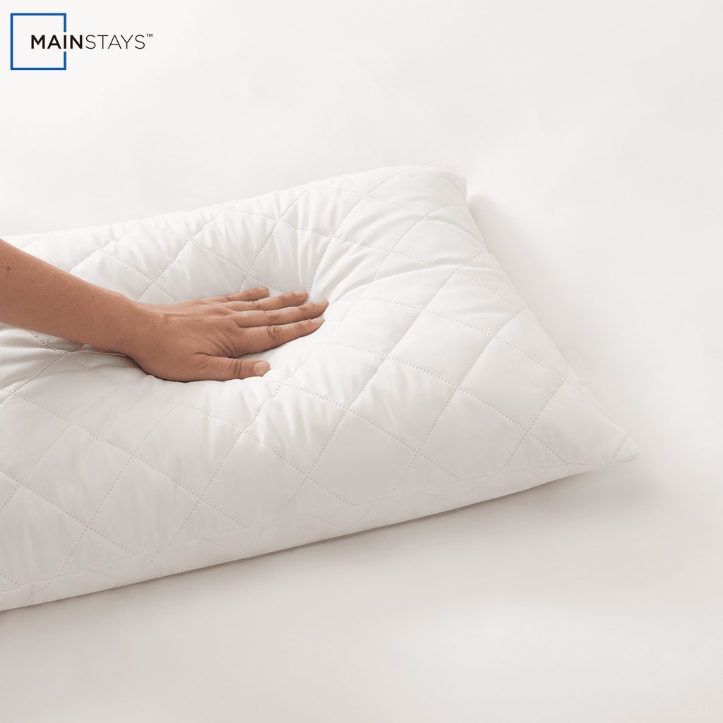 Ergonomic Memory Foam Memory Foam Cluster Bed Pillow, Standard Queen - Hotel Quality Plush Sleeping Pillows Detail
