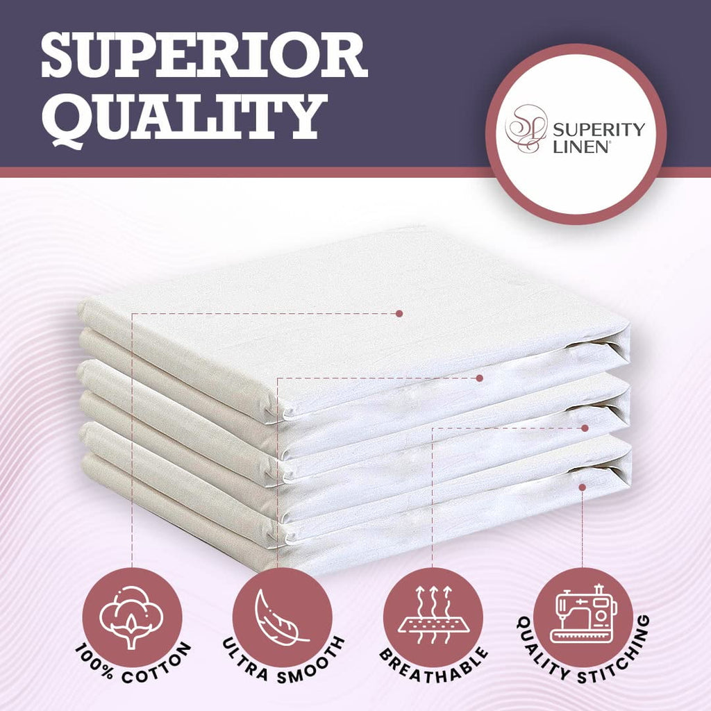 Premium Egyptian Cotton Oversized King Size Flat Sheet for Bed - 100% Cotton - Durable and Comfortable with 200 Thread Count - Soft, Breathea... - Cooling Hotel Quality Bedding Sheets and Pillowcases Detail