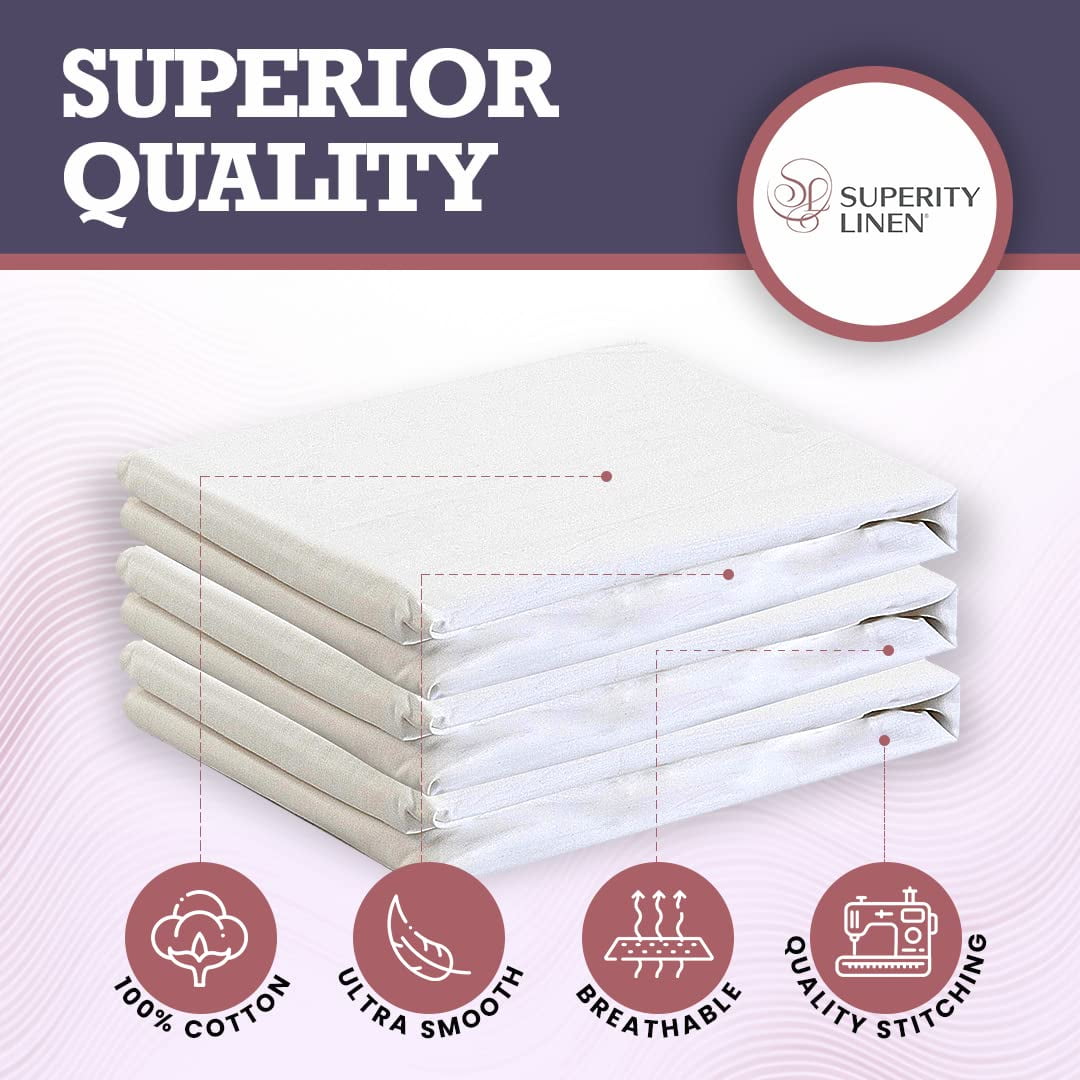 Premium Egyptian Cotton Oversized King Size Flat Sheet for Bed - 100% Cotton - Durable and Comfortable with 200 Thread Count - Soft, Breathea... - Cooling Hotel Quality Bedding Sheets and Pillowcases Detail