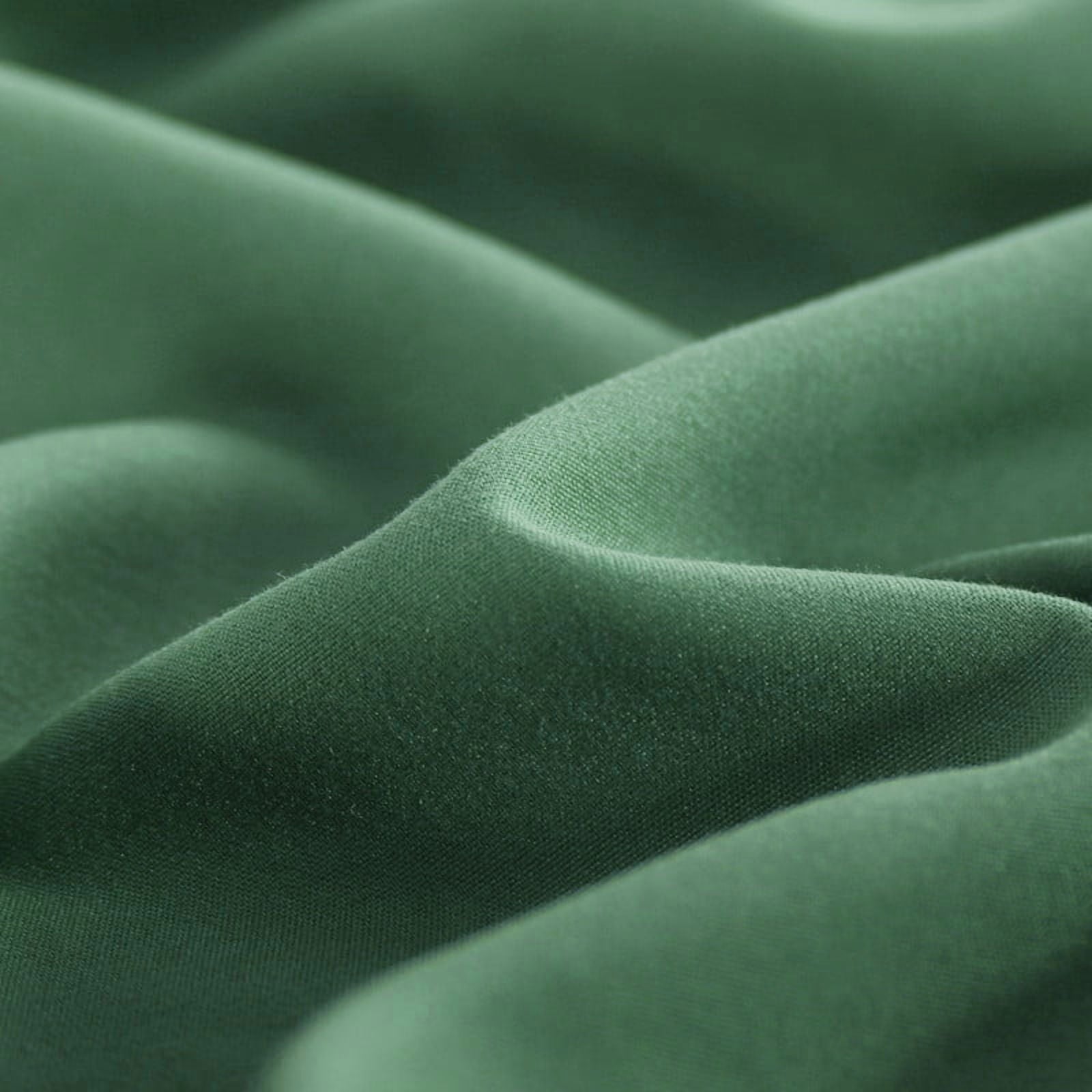 Fluffy Down Alternative Grass Green/Grey Queen Size Comforter Set,3-Pieces Reversible Comforter Set Soft and Lightweight,All Season Down Alte... - Cloud-Like Soft Lightweight Bed Comforter Detail