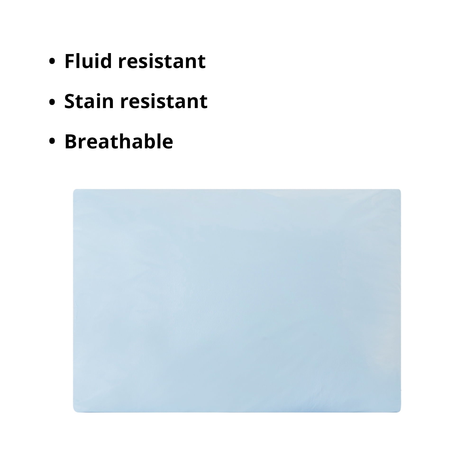 Decorative Plump Reusable Water-Resistant Soft Polyester Fill Blue Bed Pillow, 19" x 25", 1 Ct - Decorative Throw Pillow Cushion for Sofa & Bed Detail