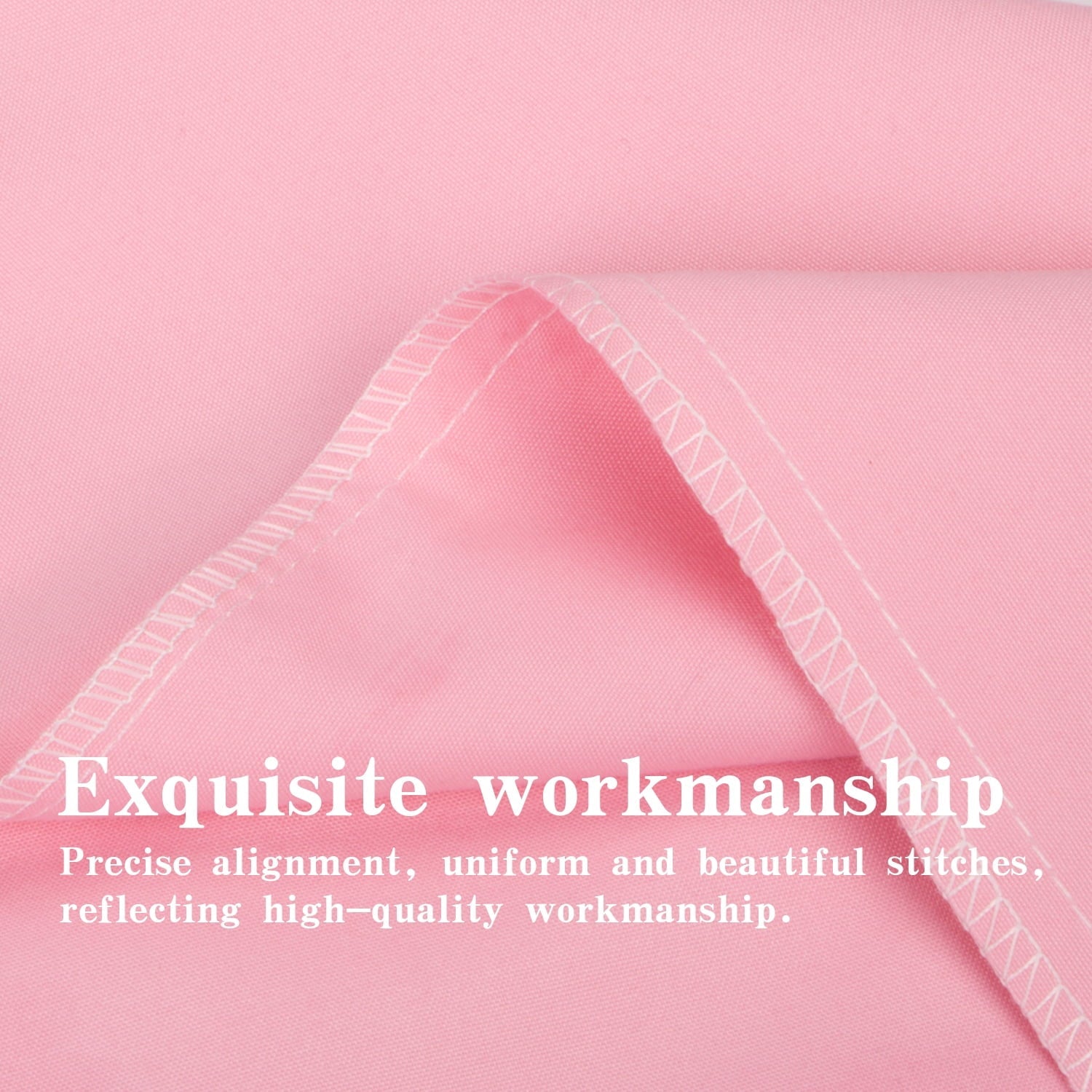 Cooling Sateen Microfiber Bed Sheets Set - 1800 Series Soft Sheet Set- 3 Piece - Twin XL - Pink - Premium Ultra-Soft Pillowcase Pair for Sleeping Detail
