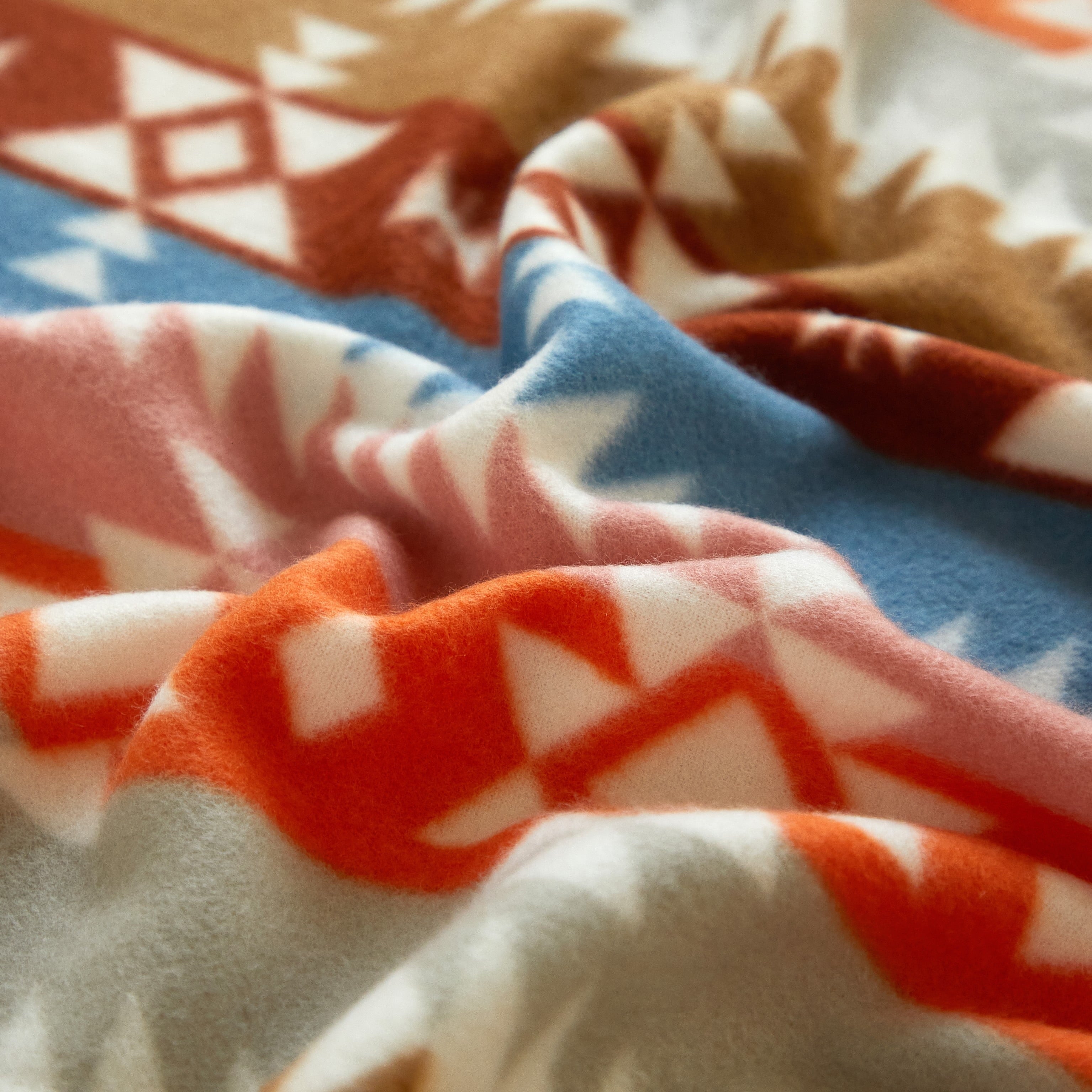 Decorative Knitted Stripe Fleece Throw - Cozy Fleece Throw Blanket for Couch & Bed Detail