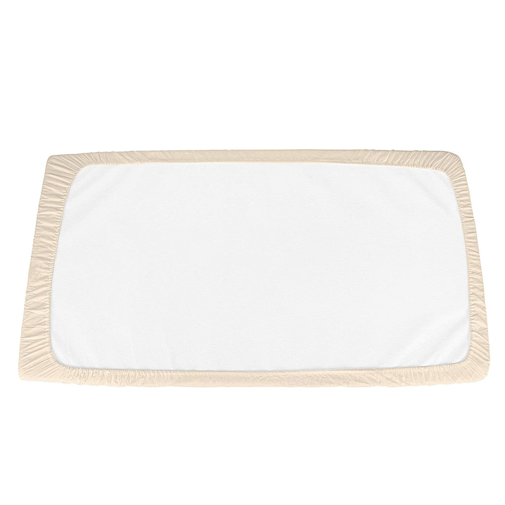 Wrinkle-Resistant Luxurious Hotel Quality Crib Fitted Sheet – 100% Cotton – Ultra Soft, Skin-Friendly & Hypoallergenic – Deep Pocket Fi... - Breathable Egyptian Cotton Flat & Fitted Sheets Detail
