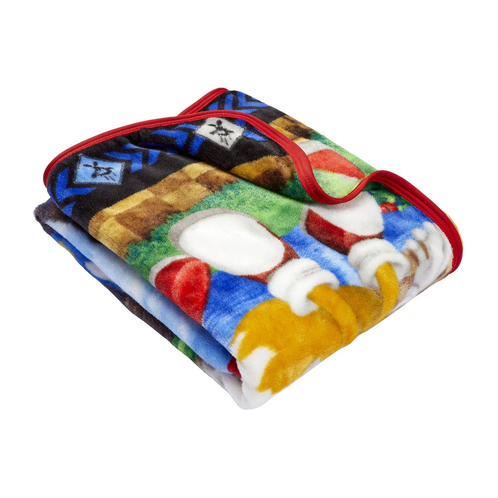Reversible Sherpa Kids Silky Soft Plush Throw Blanket, 40" x 50" - Lightweight Plush Warm Blanket for All Seasons Detail