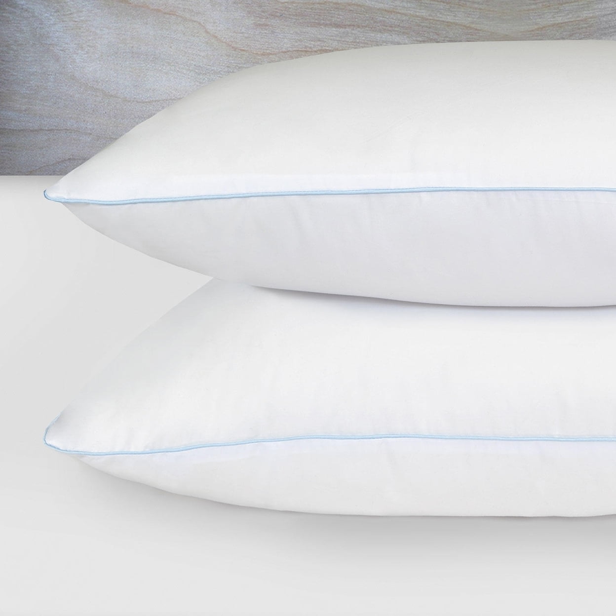 Fluffy Shredded Comfy Sleep Eco-Friendly Bed Pillow Standard/Queen (2 Pk) - Decorative Throw Pillow Cushion for Sofa & Bed Detail