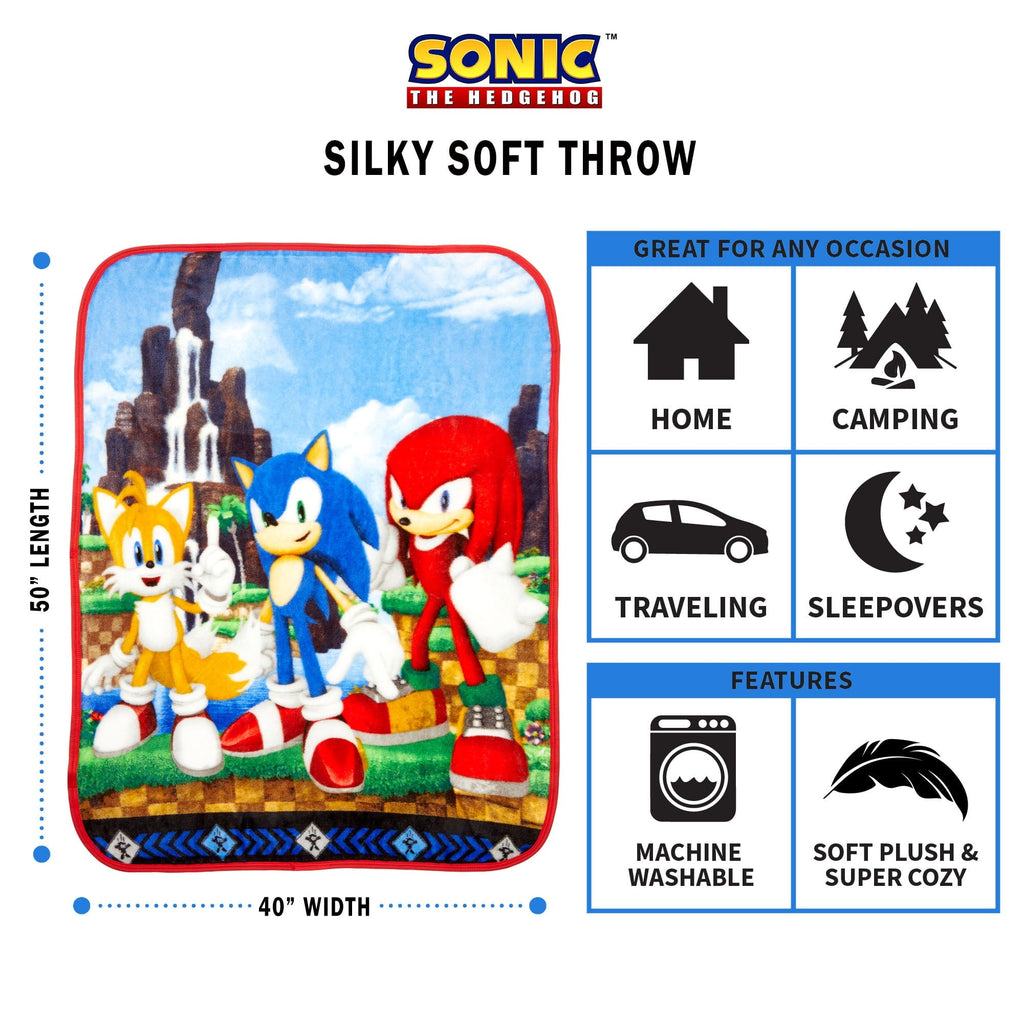 Reversible Sherpa Kids Silky Soft Plush Throw Blanket, 40" x 50" - Lightweight Plush Warm Blanket for All Seasons Detail