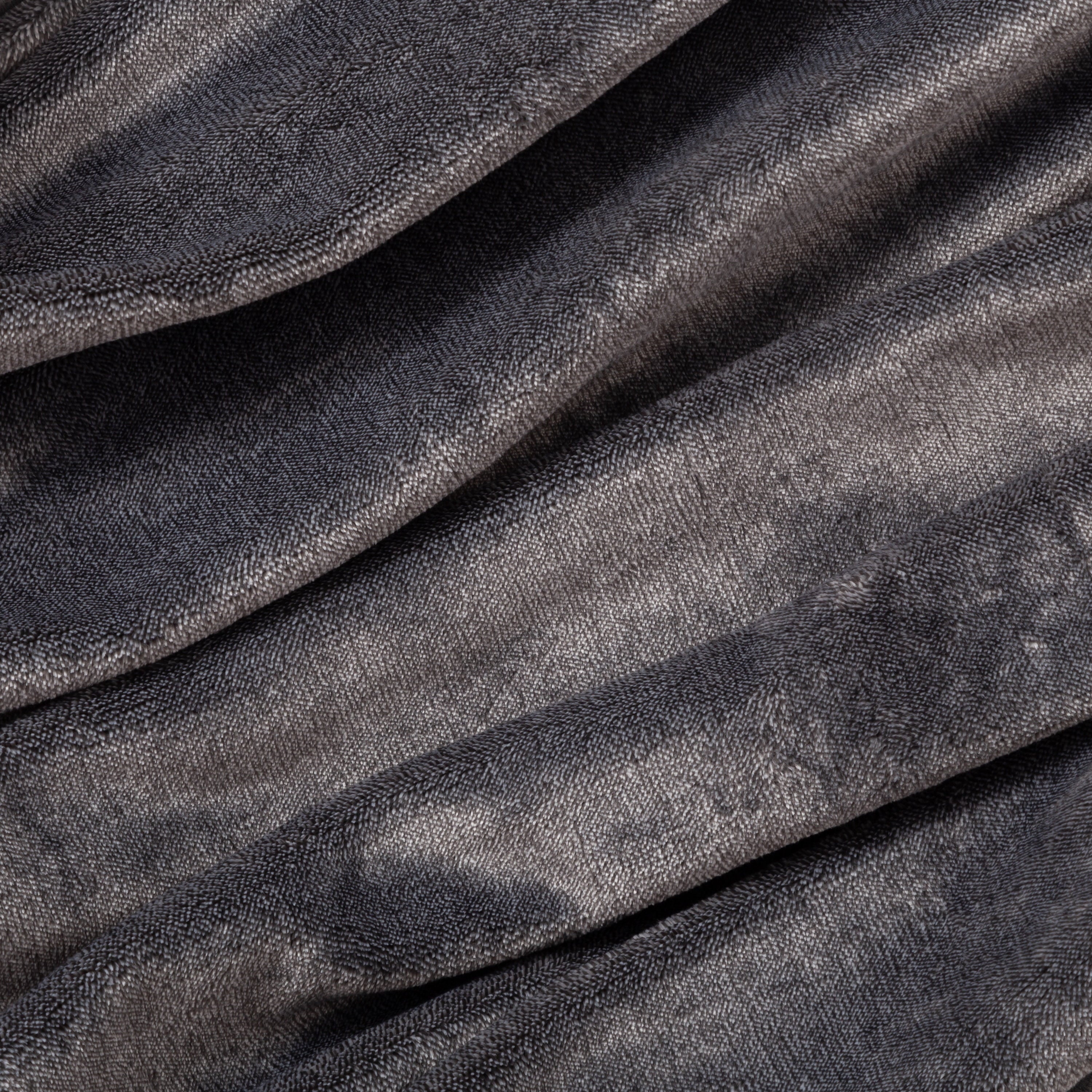 Lightweight Warm Plush Heathered Soft Oversized Throw Blanket, Gray - Cozy Fleece Throw Blanket for Couch & Bed Detail