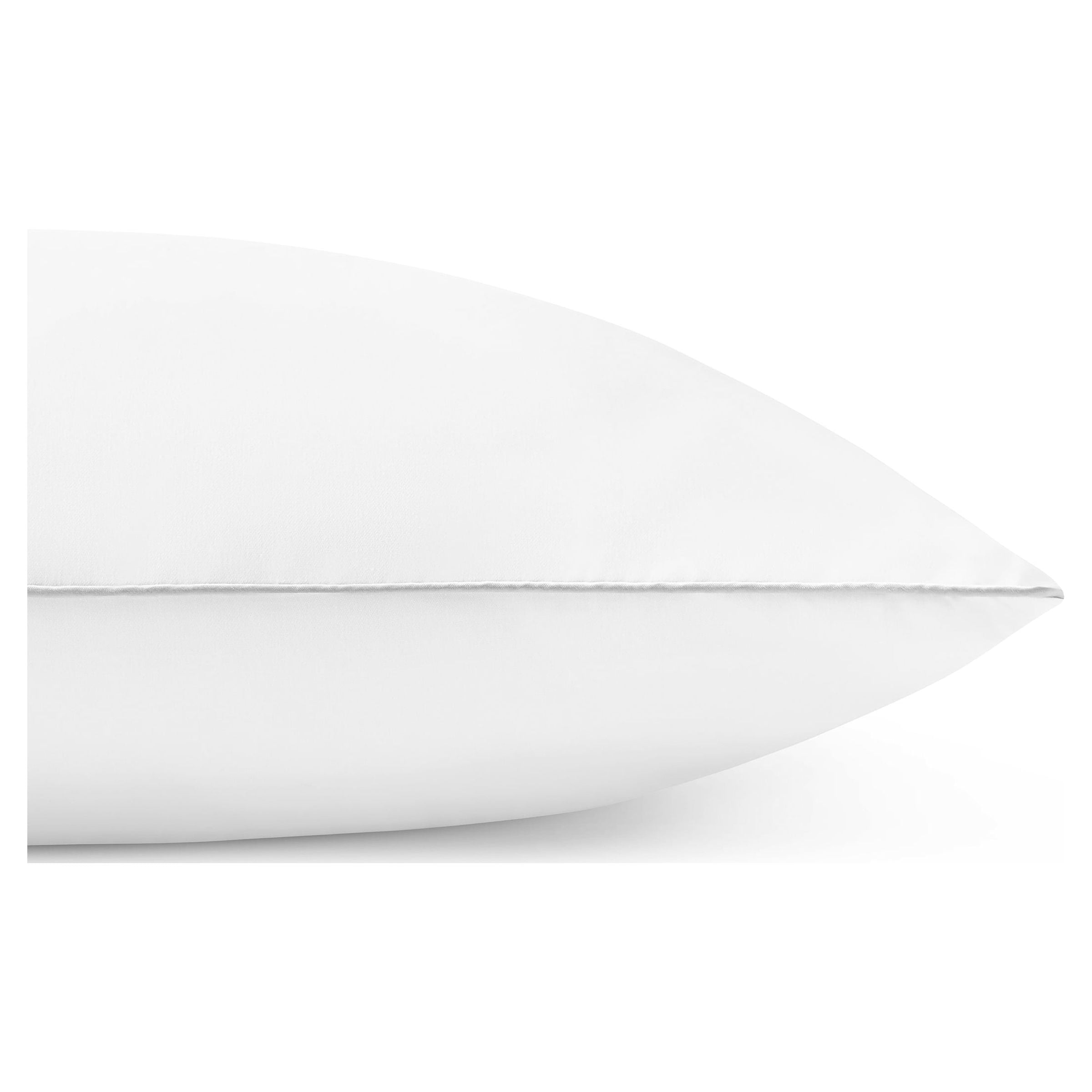 Decorative Plump Endless Comfort Bed Pillow, King, 2 Pack - Orthopedic Shredded Foam Bed Pillow Set Detail