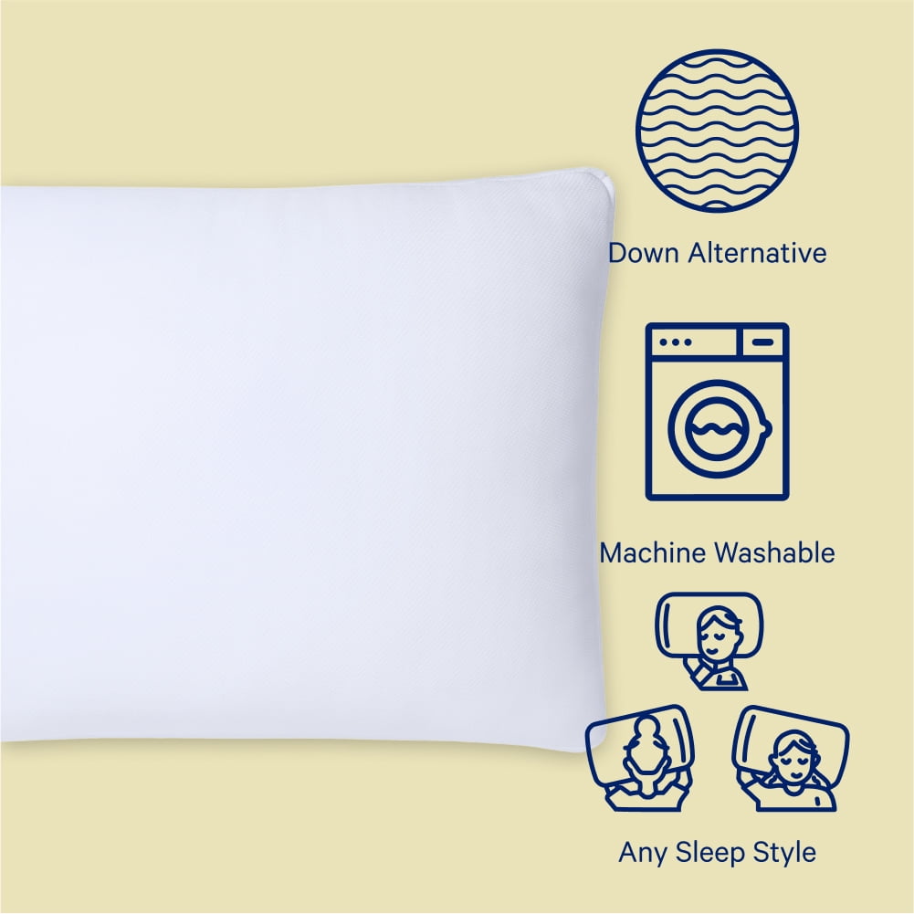 Fluffy Shredded Sleep Essential Cooling Pillow, Standard - Orthopedic Shredded Foam Bed Pillow Set Detail