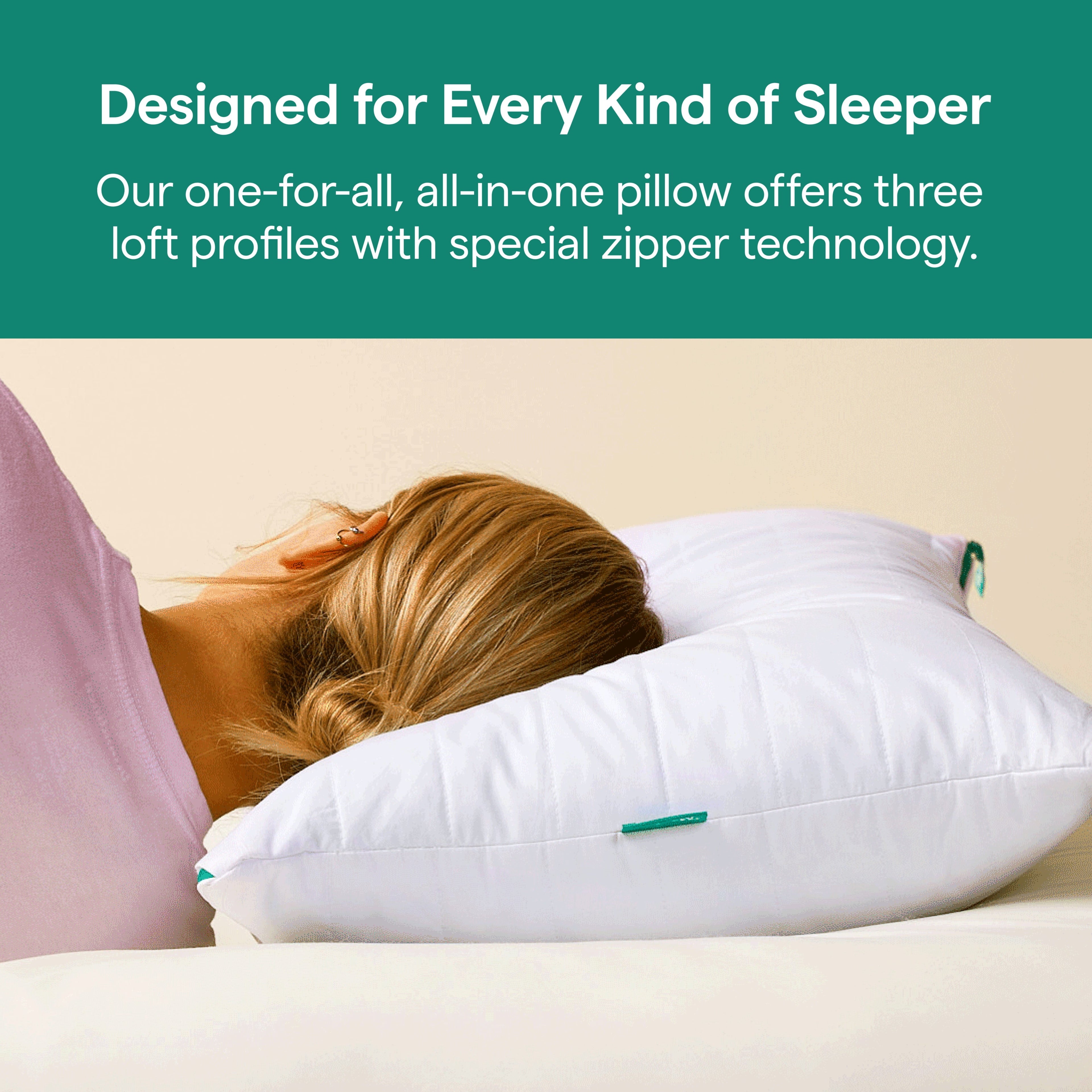 Ergonomic Memory Foam Marlow Adjustable Memory Foam Bed Pillow - Neck and Back Support For Side, Back and Stomach Sleepers - Standard/Queen... - Decorative Throw Pillow Cushion for Sofa & Bed Detail