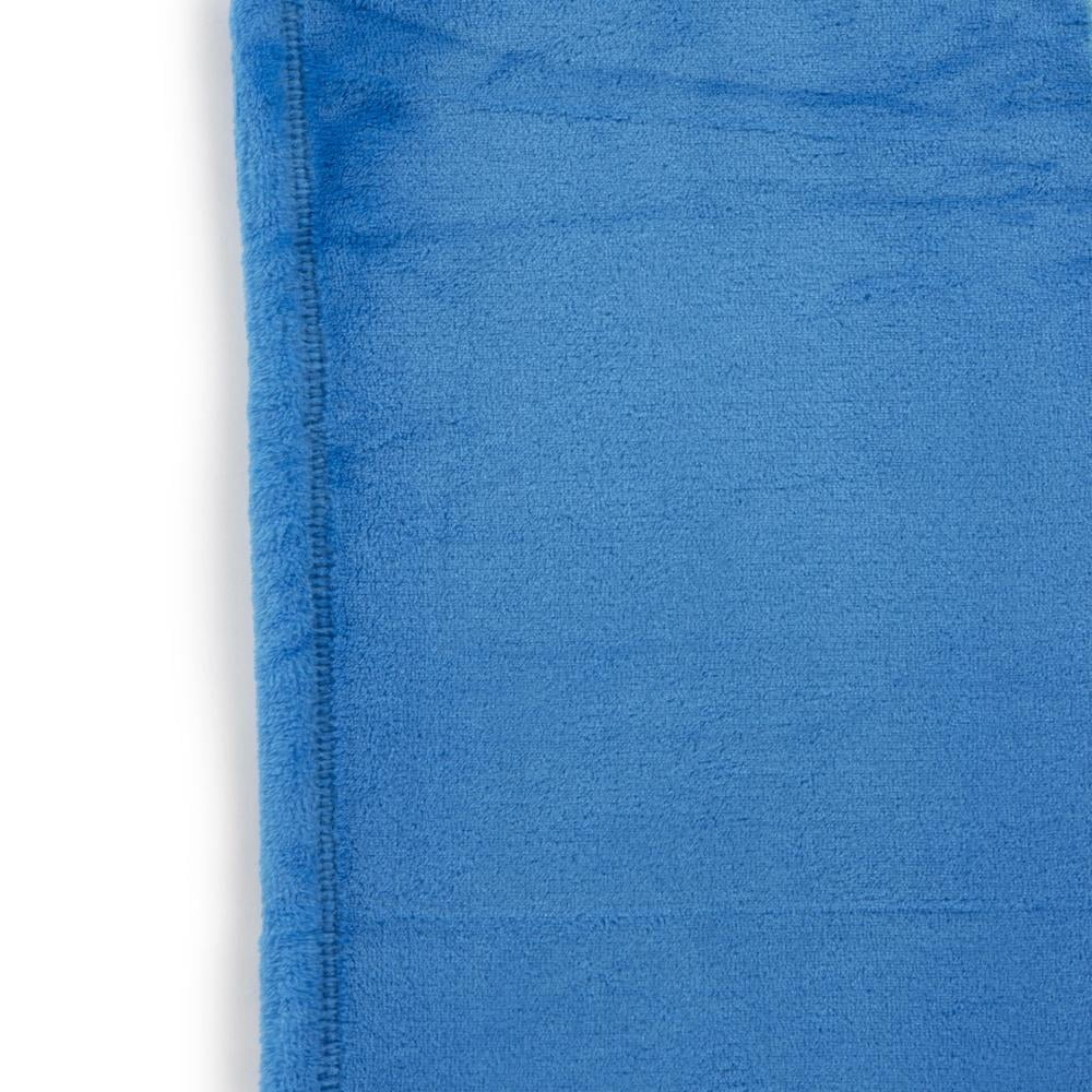 Decorative Knitted Master Builder Kids Blue Silk Touch Throw Blanket 62" x 90" Ultra-Soft and Cozy - Cozy Fleece Throw Blanket for Couch & Bed Detail
