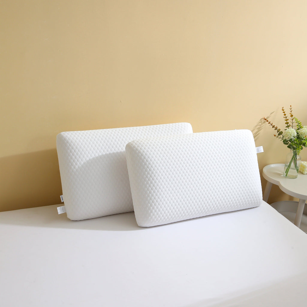 Ergonomic Memory Foam Memory Foam Bed Pillows, Pillow for Side and Back Sleeper, Pillow for Neck Pain Relief, Washable Removable Cover, Sof... - Ergonomic Memory Foam Pillow for Neck Pain Support Detail