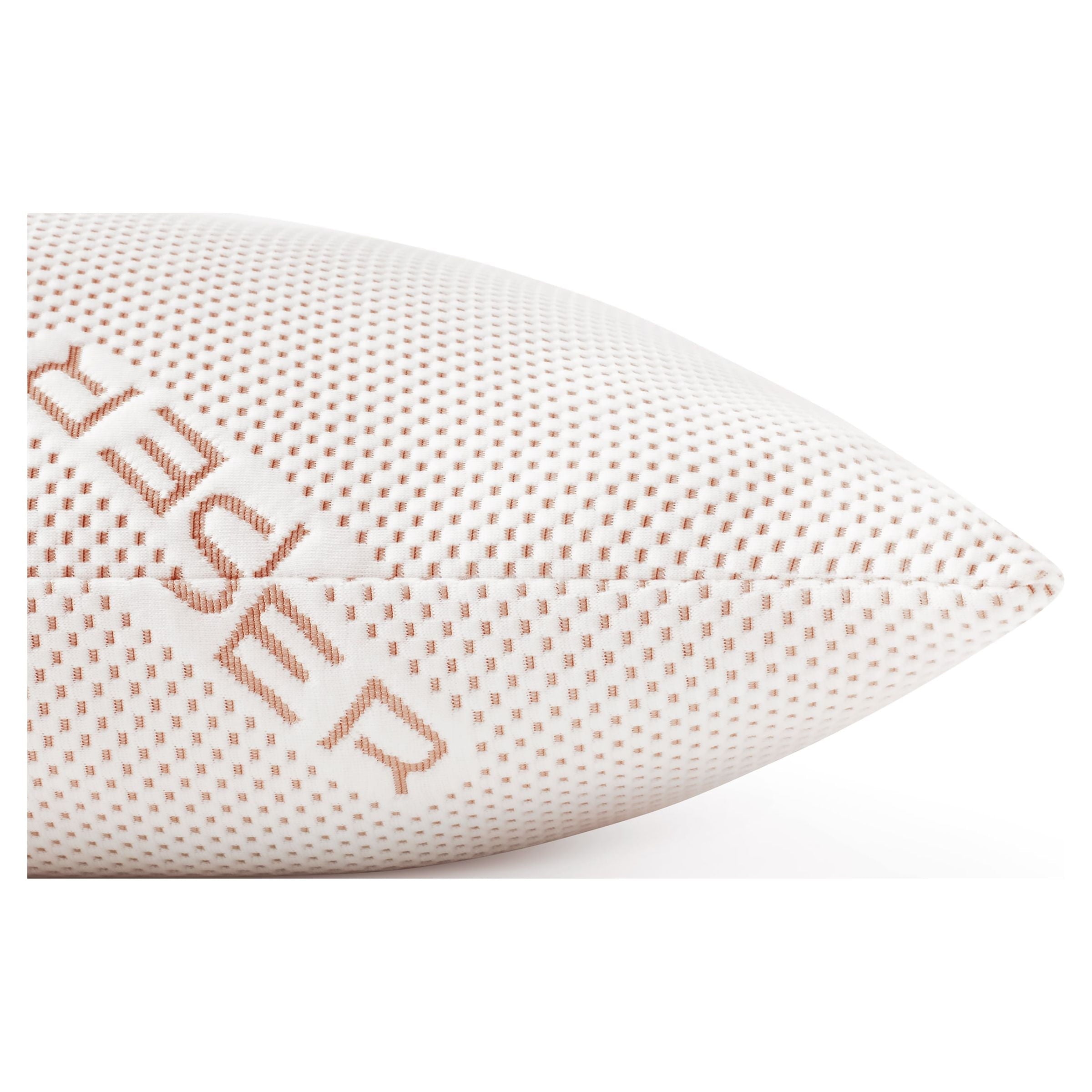 Orthopedic Support Copperloft King Bed Pillow, 2 Pack, Hypoallergenic - Decorative Throw Pillow Cushion for Sofa & Bed Detail