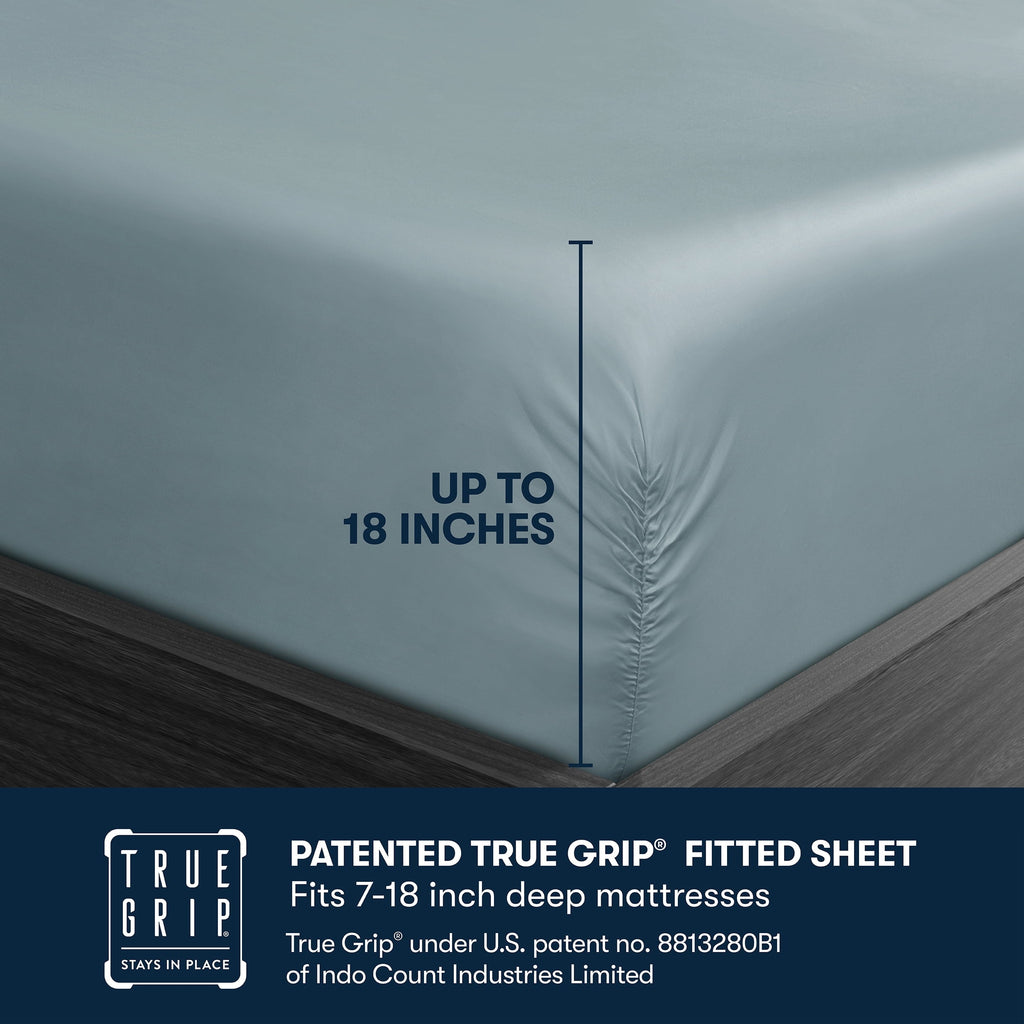 Premium Egyptian Cotton 6-Piece 800 Thread Count Lead Cotton Rich Adult Bed Sheet Set, King - Deep Pocket - Premium Ultra-Soft Pillowcase Pair for Sleeping Detail