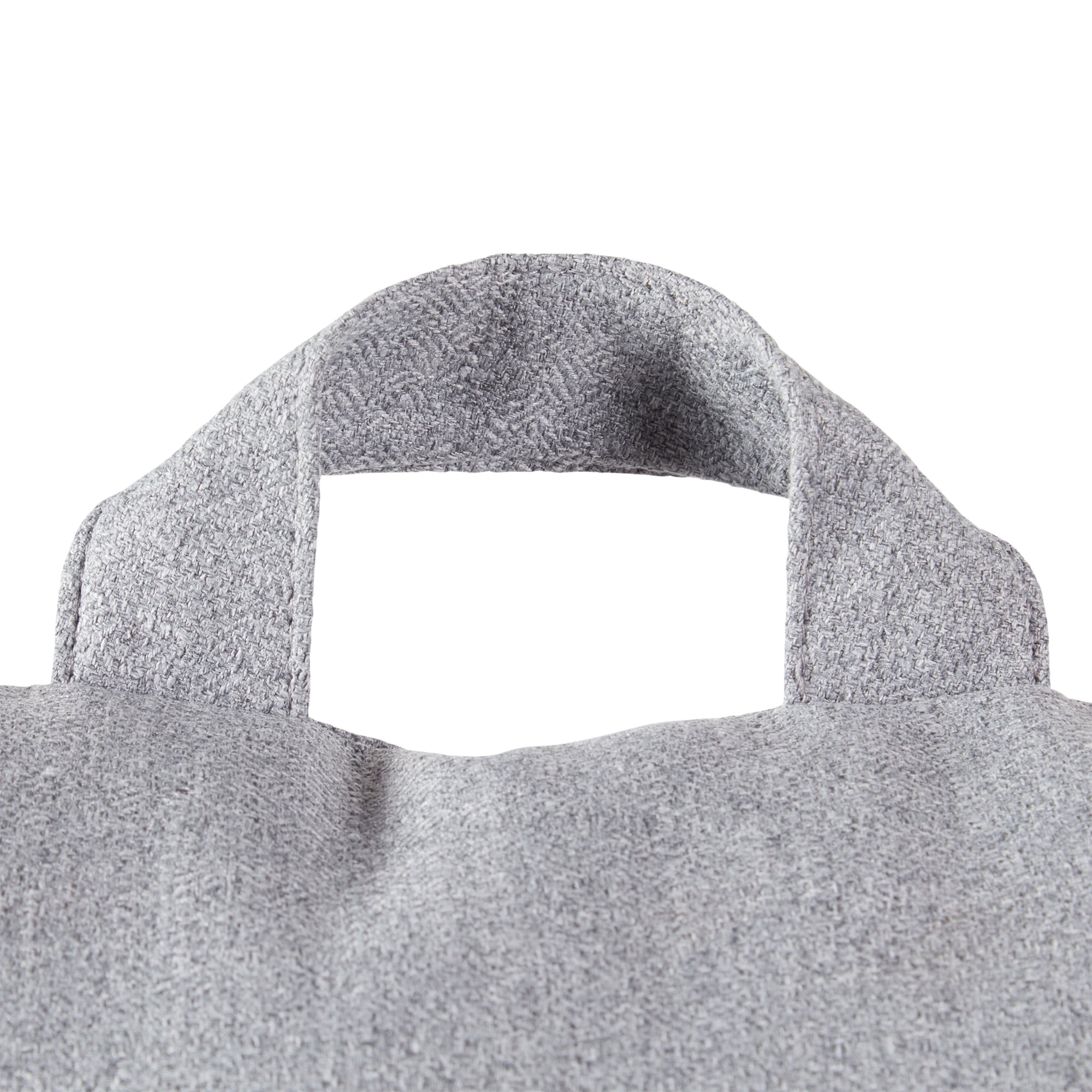 Orthopedic Support Jumbo Cement Gray Polyester Bed Rest Pillow - Hotel Quality Plush Sleeping Pillows Detail