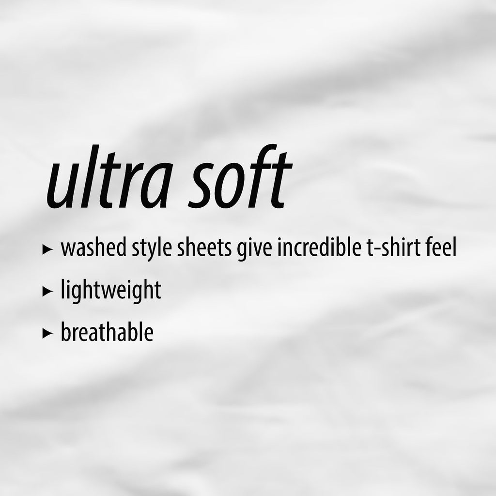 Cooling Sateen Ultra Soft Microfiber Bed Sheet Set, Twin-XL, Indigo, 3 Piece - Breathable Egyptian Cotton Flat & Fitted Sheets Detail
