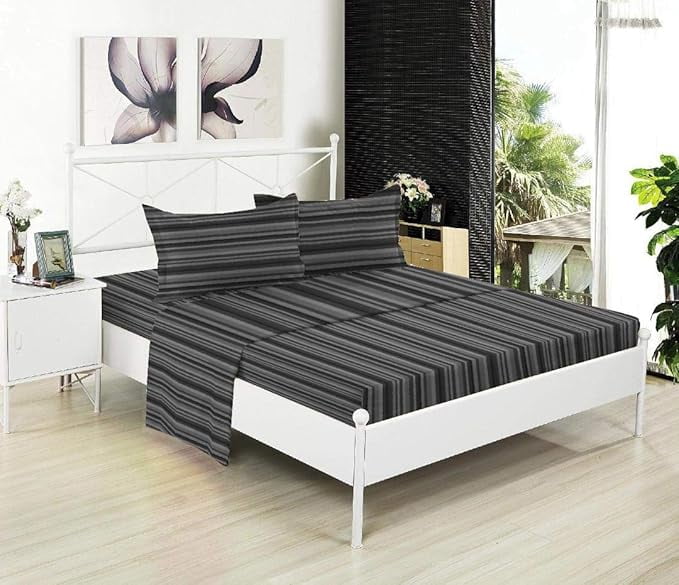 Cooling Sateen Microfiber Twin XL Fitted Bottom Bed Sheets 1800 Ultra Soft and Comfy - 15" Deep Pocket, 39" x 80" Great for Dorm Roo... - Breathable Egyptian Cotton Flat & Fitted Sheets Detail