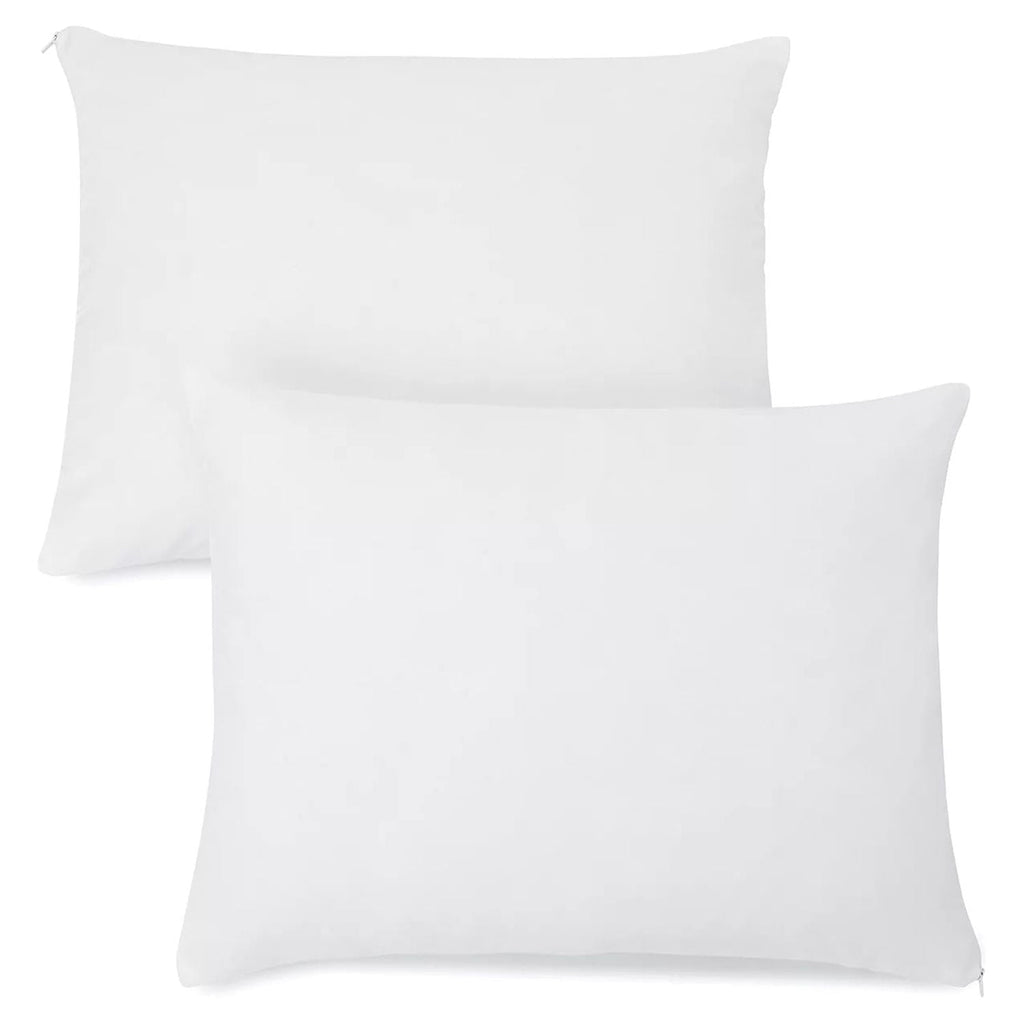 Decorative Plump Cooling Gel Memory Foam Bed Pillow, Set of 2 - Orthopedic Shredded Foam Bed Pillow Set Detail