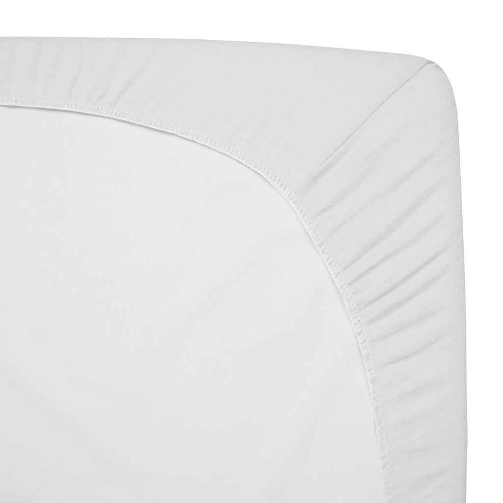 Cooling Sateen TL Care 100% Natural Breathable Cotton Jersey Knit Fitted Bassinet Sheet, White, 15" x 33", Soft Breathable, for Boys... - Premium Ultra-Soft Pillowcase Pair for Sleeping Detail