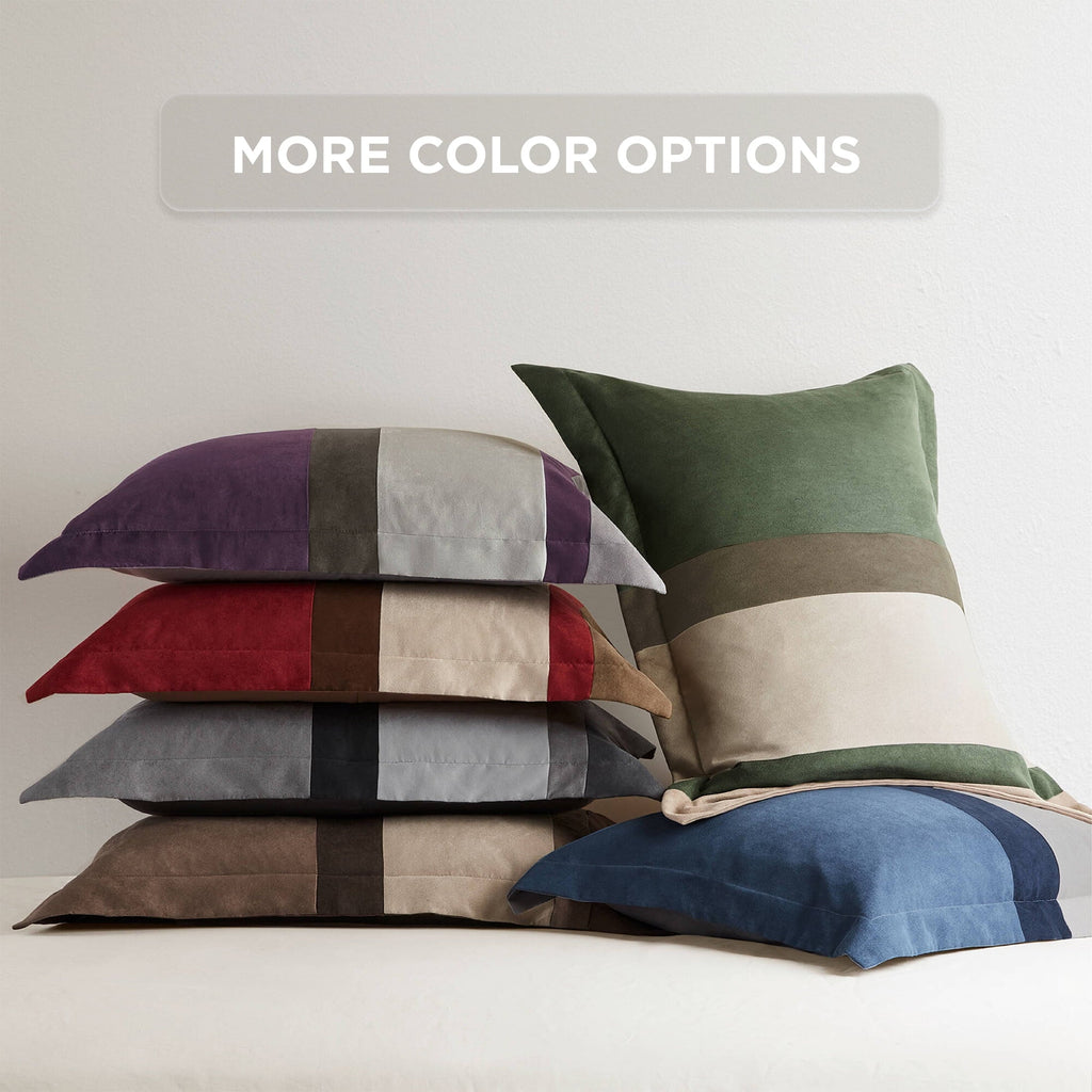 Fluffy Down Alternative Twin/Twin XL Comforter Set Black, 2 Pieces Faux Suede Comforters Twin/Twin XL Size, Pieced Bedding Comforters Sets, C... - Cloud-Like Soft Lightweight Bed Comforter Detail