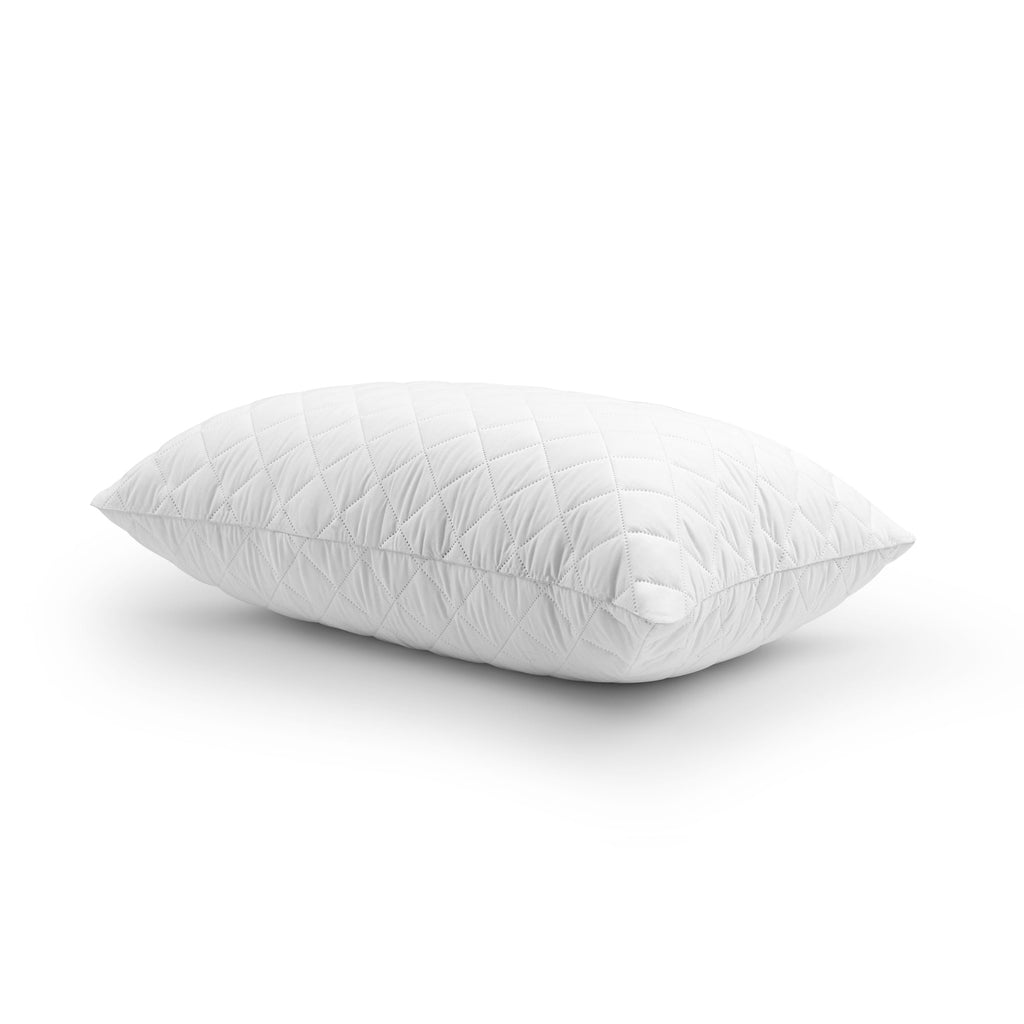 Fluffy Shredded Memory Foam Cluster Bed Pillow, Standard Queen, 2 Pack - Hotel Quality Plush Sleeping Pillows Detail