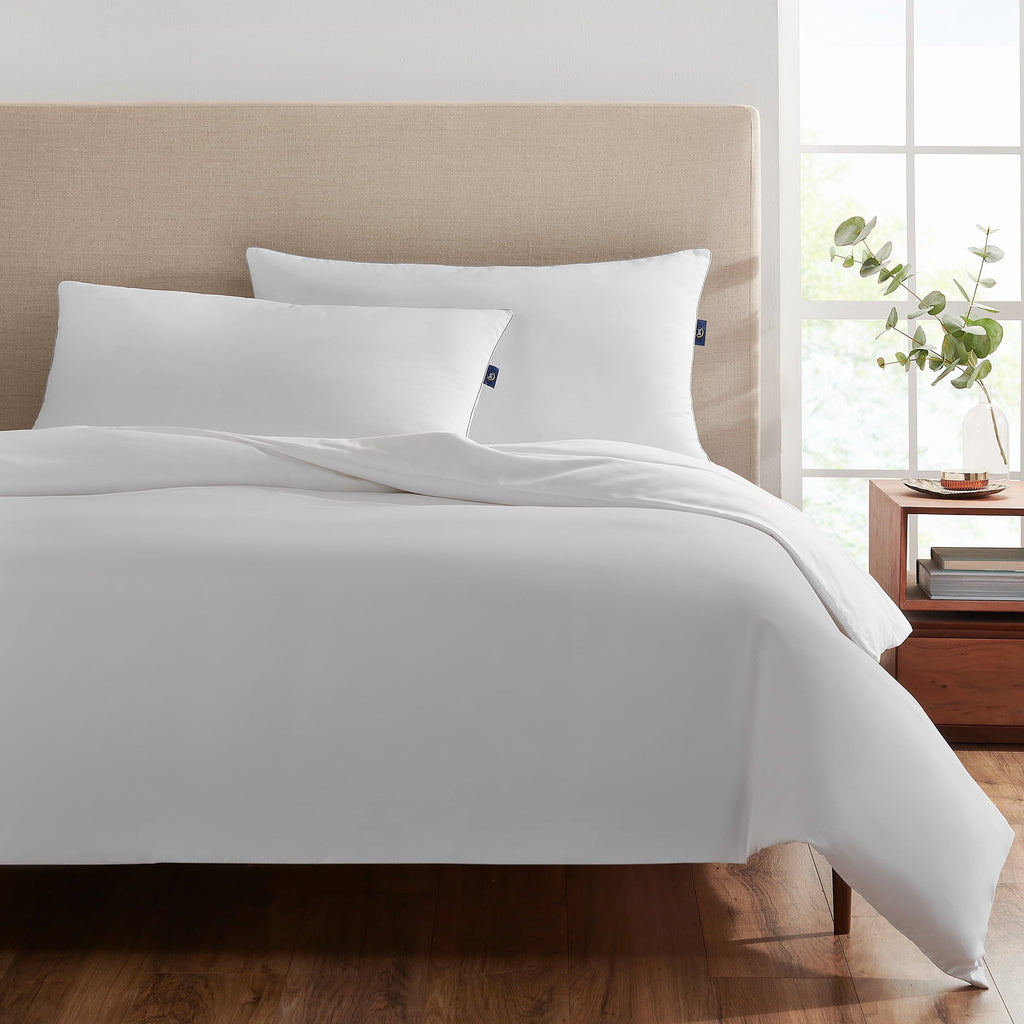 Decorative Plump Endless Comfort Bed Pillow, King, 2 Pack - Orthopedic Shredded Foam Bed Pillow Set Detail