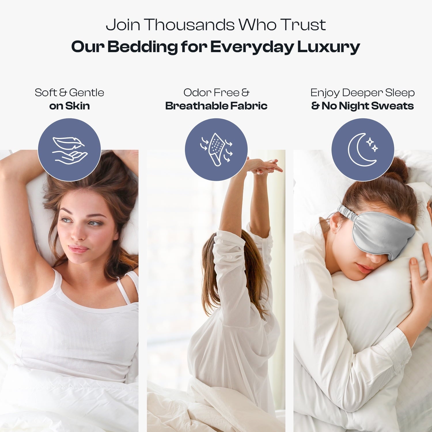 Wrinkle-Resistant IR 3 Piece 1800 Series Deep Pocket Soft Microfiber Solid Bed Sheet Set for Kids, White Twin Size - Breathable Egyptian Cotton Flat & Fitted Sheets Detail