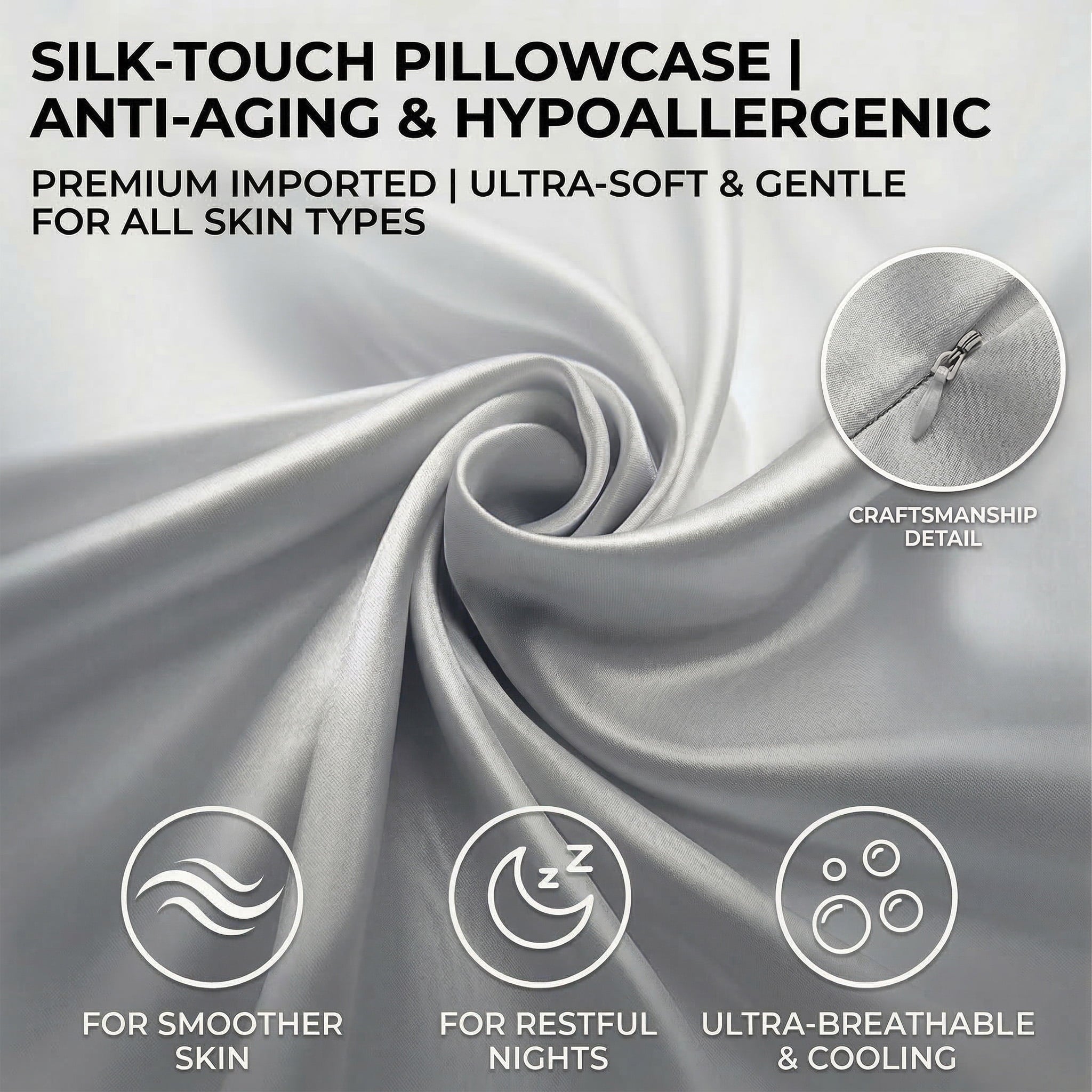 Orthopedic Support Memory Foam Contour Pillows - Neck Pain Relief, Orthopedic Cervical, Breathable Washable Cover - Ergonomic Memory Foam Pillow for Neck Pain Support Detail
