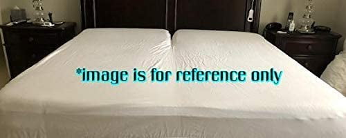 Cooling Sateen Split King Bed Sheet Set 5Pcs Adjustable Bed Sheets - 18" Deep Pocket of Fitted Sheet 800 Thread Count 100% Pure Egyp... - Breathable Egyptian Cotton Flat & Fitted Sheets Detail