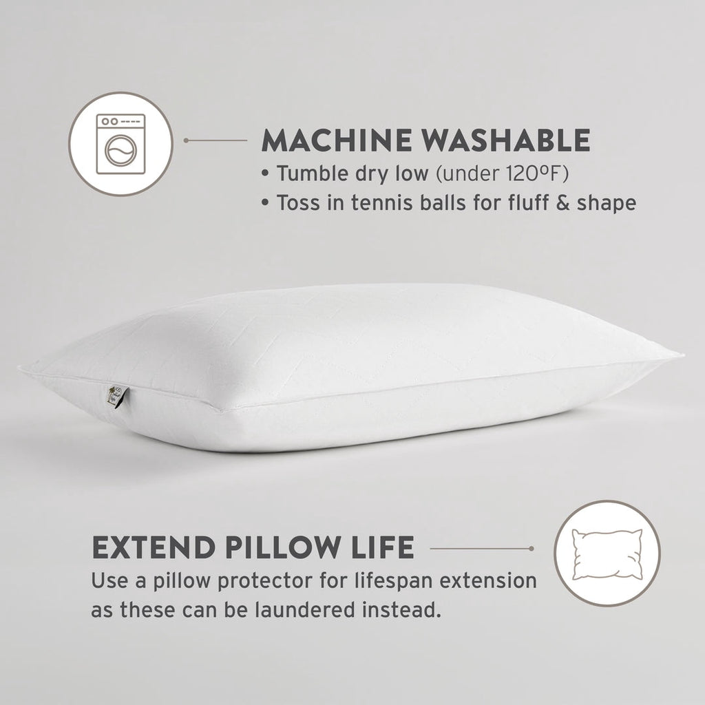 Orthopedic Support Sahara Nights | Stomach & Back Sleeper Pillow for Adults | , 100% Cotton Case, Gel Fiber Fill | Soft, Machine Washabl... - Decorative Throw Pillow Cushion for Sofa & Bed Detail
