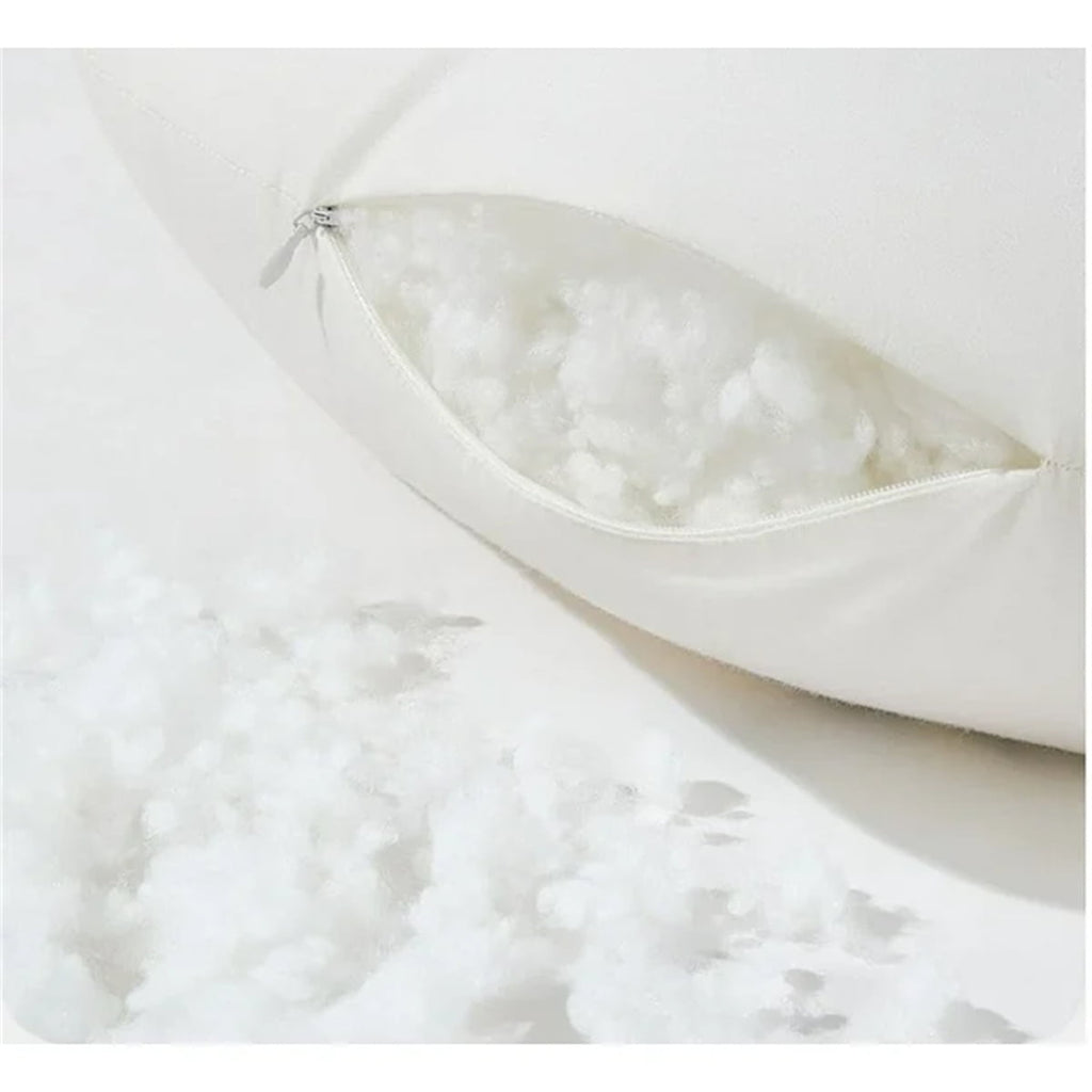 Hotel Collection Happon Soft Breathable Cotton Bed Pillows - Washable - Orthopedic Shredded Foam Bed Pillow Set Detail