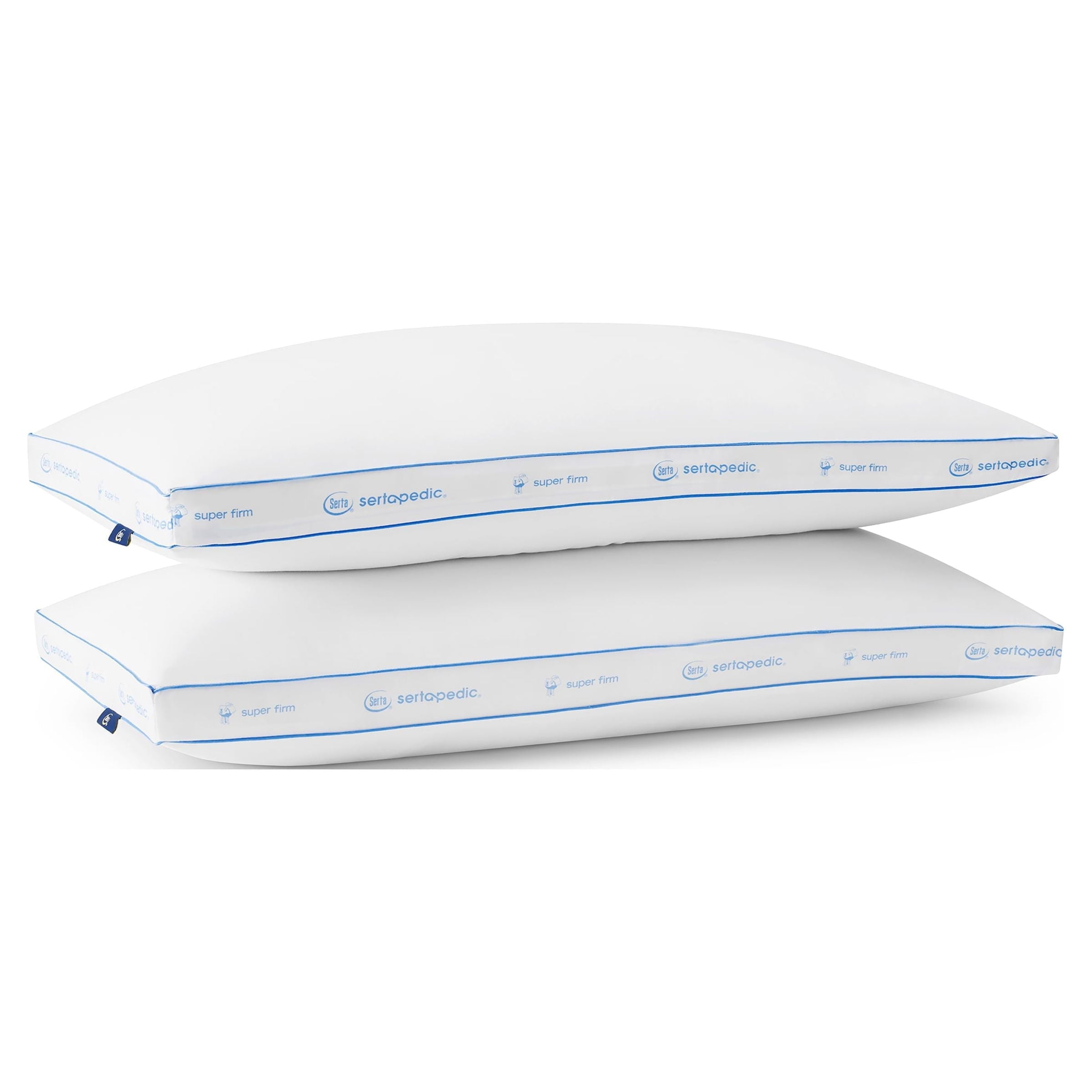 Decorative Plump pedic Extra Firm Bed Pillow, King, 2 Pack, Hypoallergenic - Orthopedic Shredded Foam Bed Pillow Set Detail