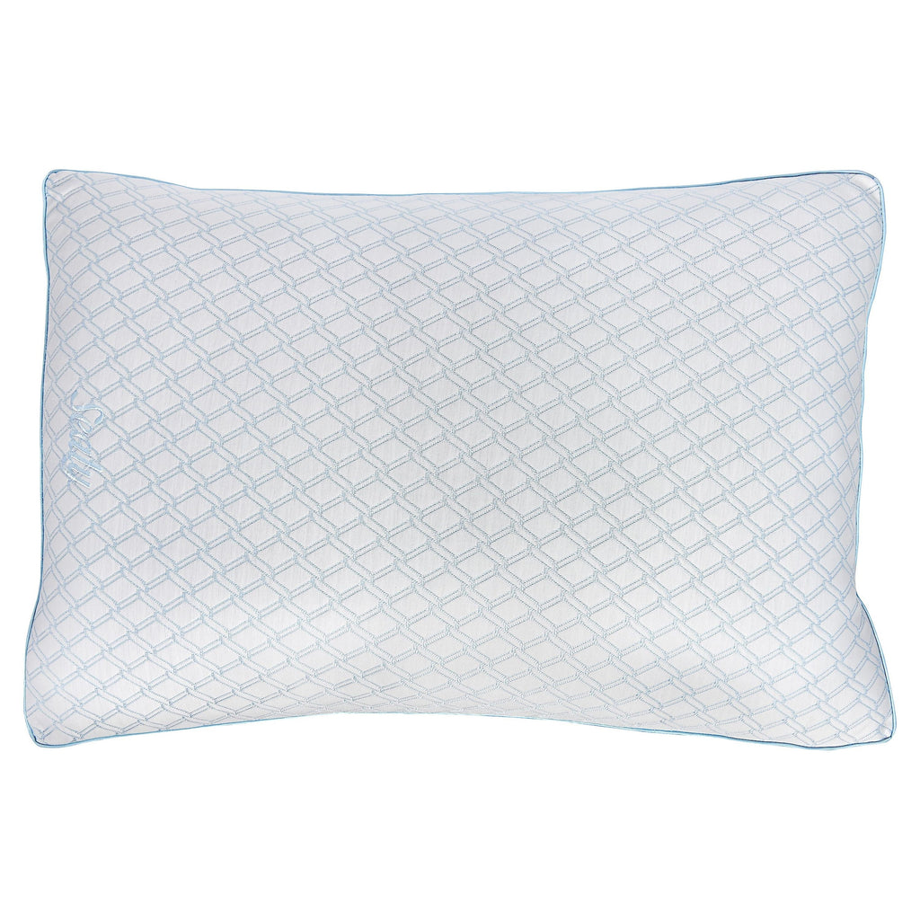 Fluffy Shredded Cooling Performance Odor Neutralizing Extra Firm Support Machine Washable Pillow, King - Hotel Quality Plush Sleeping Pillows Detail